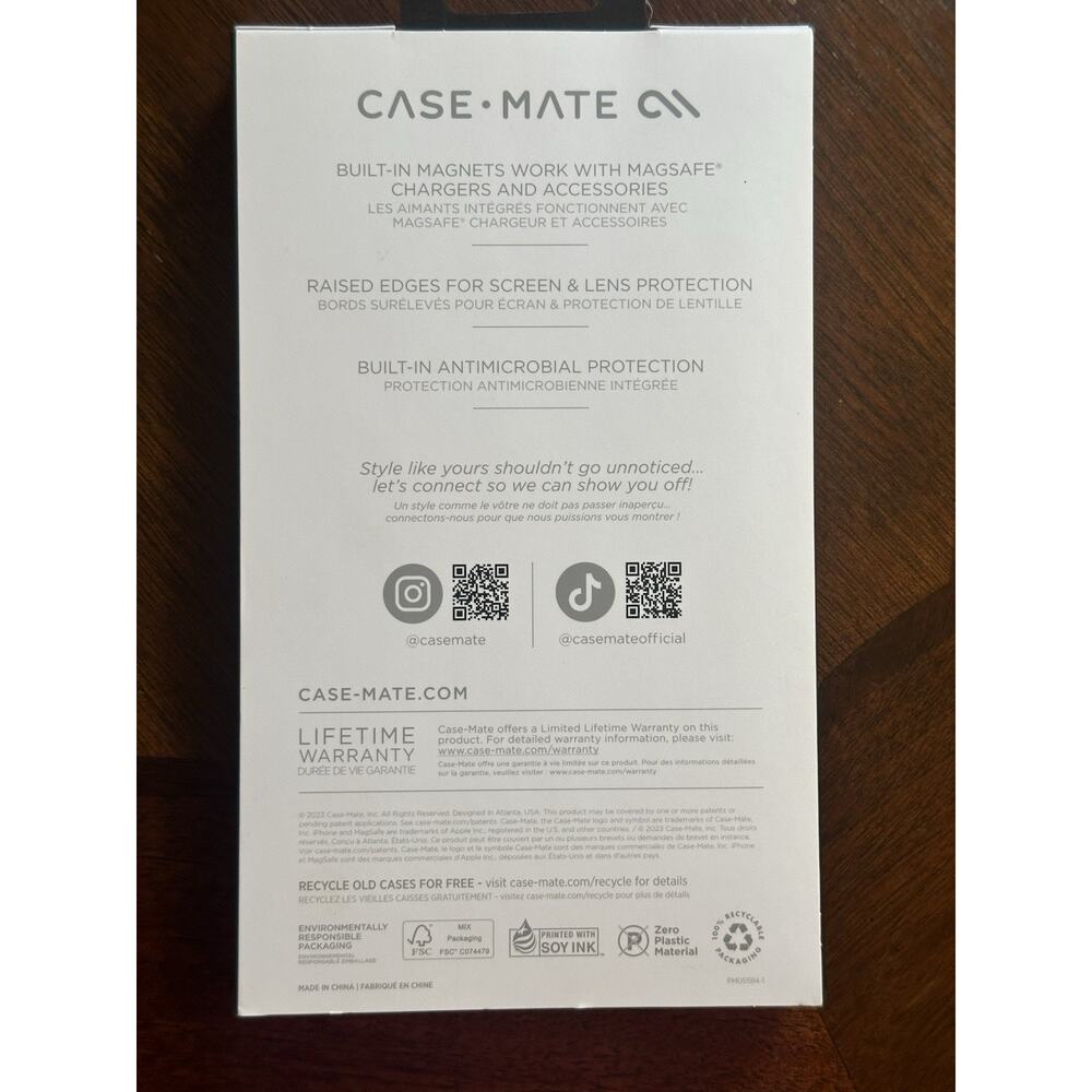 Case-Mate Tough iPhone 15 Pro MagSafe Case Karat Marble NIB 6.7” PRO (2023) Gold - Picture 2 of 4